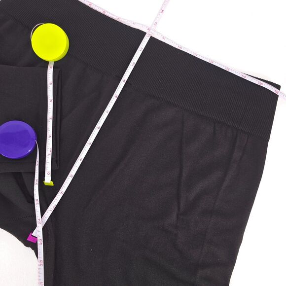 FADED GLORY Leggings Women 3X Dark Brown Stretch Knit Tapered Pant Lounge Office - Picture 4 of 16